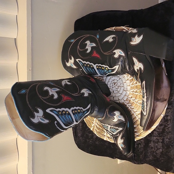 Corral  Butterfly 🦋  Western Boot WO's 6M - Picture 2 of 8